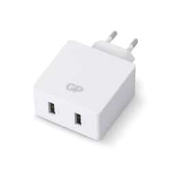 GP Oplader med dobbelt USB-A-port
