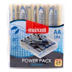 Maxell Batteries, Aa (lr6), Alkaline, 1.5 V, 24-pack - Batteri (4902580748326)