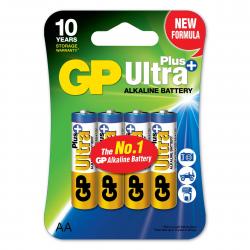 GP Lighting Gp Ultra Plus Alkaline Aa 4 Pack (b) - Batteri