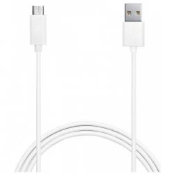 USB-A - MicroUSB kabel, 1m, hvid - Ledning