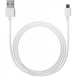 USB-A - MicroUSB kabel, 2m, hvid - Ledning