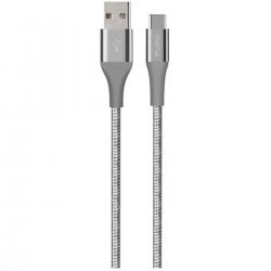 USB-A - USB-C kabel, 1,2m, Kevlar, Space Grey