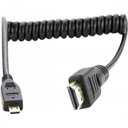 Atomos Coiled -Micro to Full HDMI 30cm - Ledning