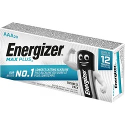 Energizer Max Plus AAA DP20 - Batteri Energizer Max Plus AAA DP20 - Batteri