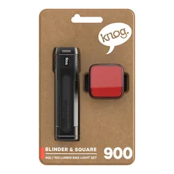 Knog Blinder Set 900 & Blinder 100 - Cykellygte Knog Blinder Set 900 & Blinder 100 - Cykellygte